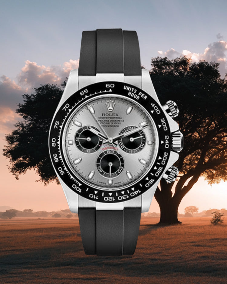 Rolex Cosmograph Daytona – 116519LN Steel Dial (18K White Gold)