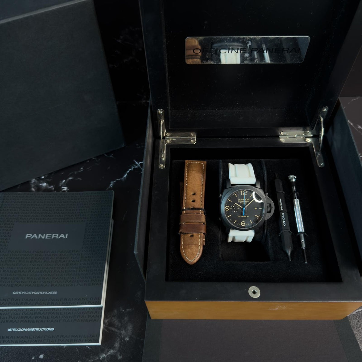 Panerai Luminor 1950 3 Days Chrono Flyback PAM0058 | 44 mm | Full Set (2018)