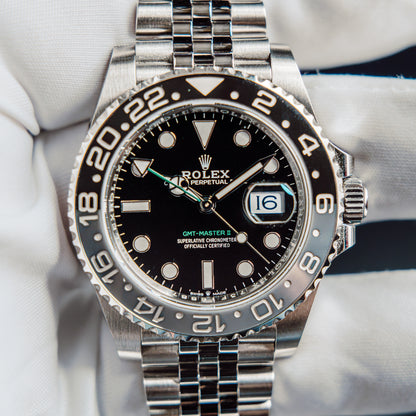 Rolex GMT-Master II “Bruce Wayne” 126710GRNR | 40mm Black Dial | 2025 Full Set