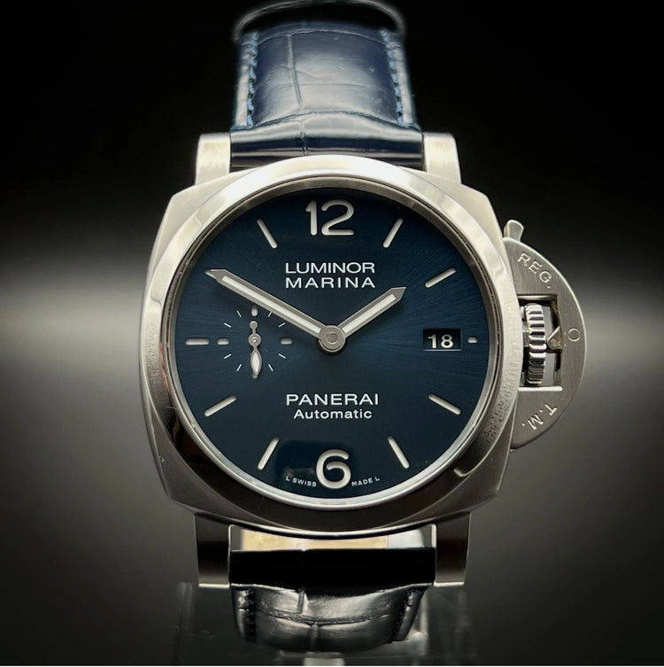 Panerai Luminor Marina Blue Men’s Watch – PAM01393