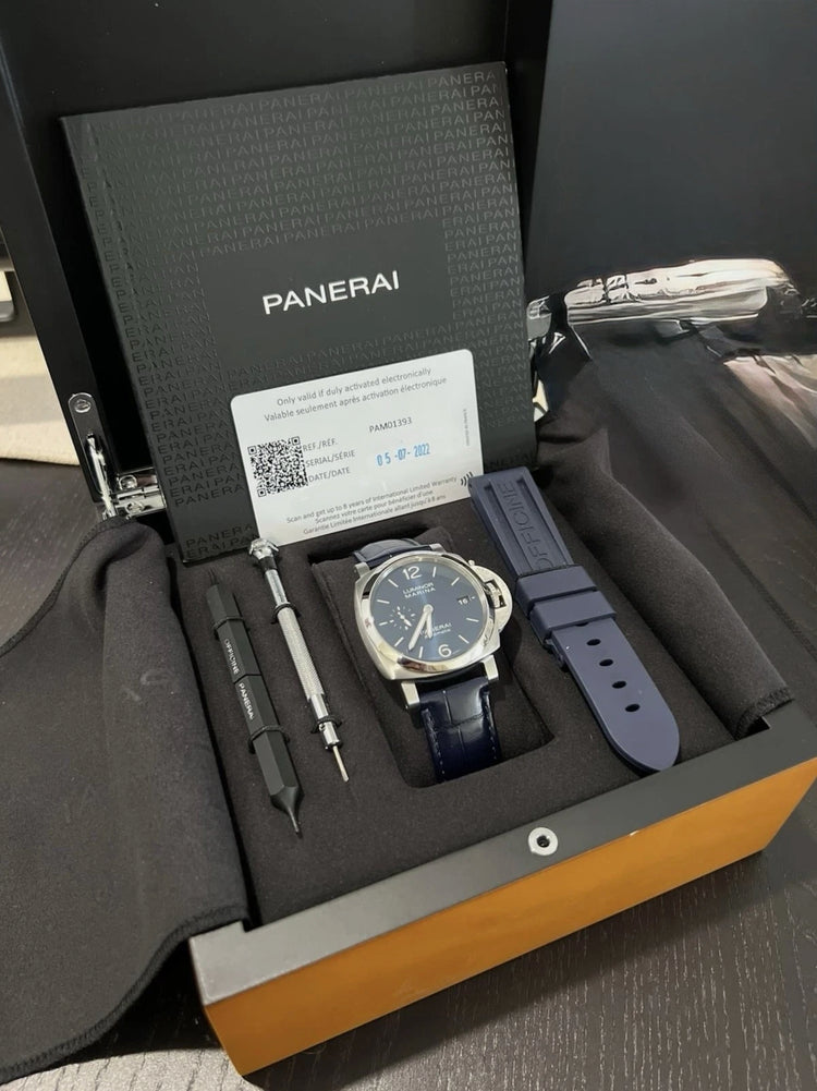 Panerai Luminor Marina Blue Men’s Watch – PAM01393