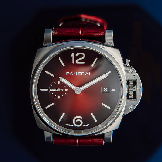 2024 Panerai Luminor Due PAM01424 Burgundy Dial 42mm Automatic Full Set