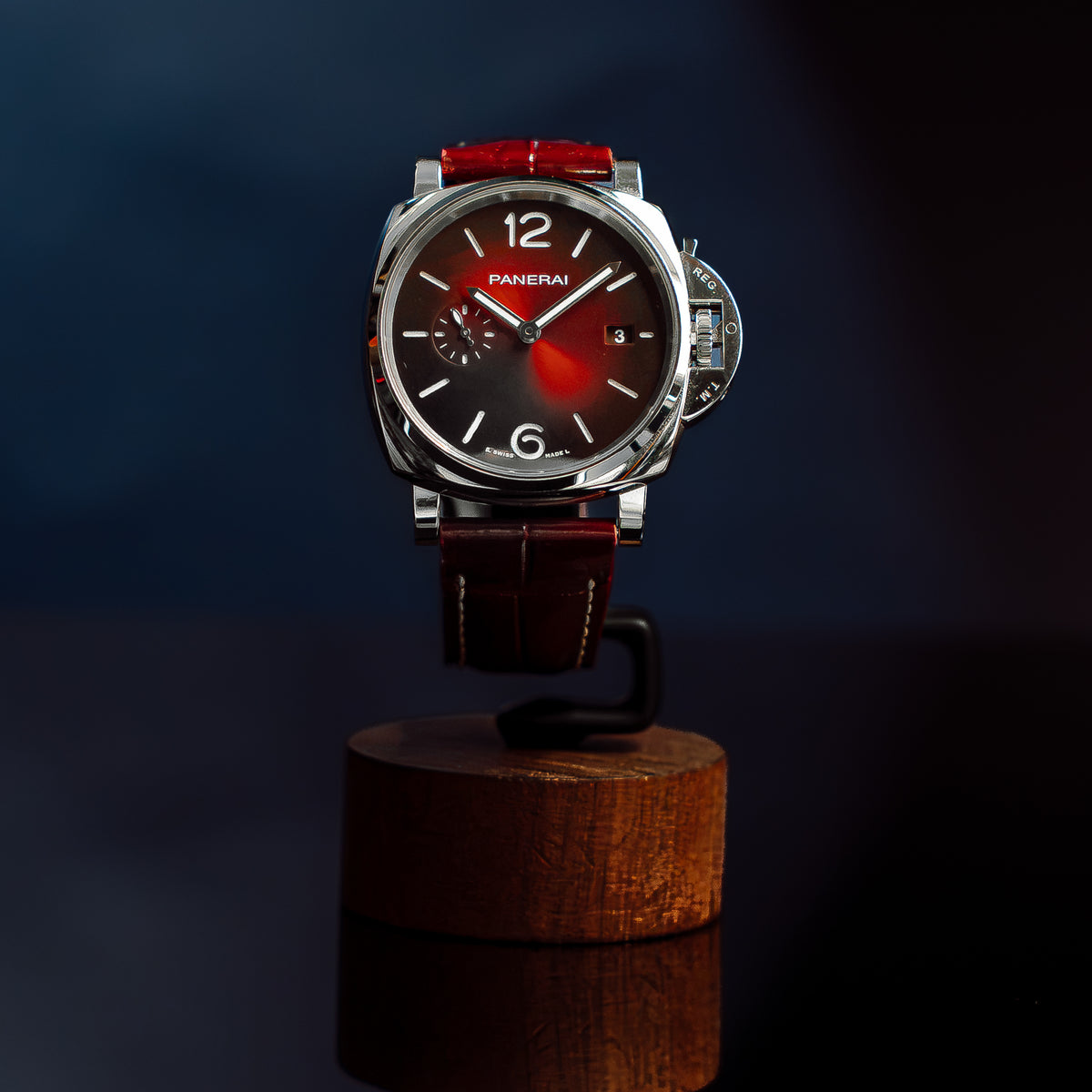 2024 Panerai Luminor Due PAM01424 Burgundy Dial 42mm Automatic Full Set