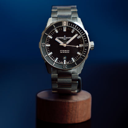 2026 Ulysse Nardin Diver Chronometer 42mm Black Dial Steel Bracelet Full Set Ref. 8163-175-7MIL/92
