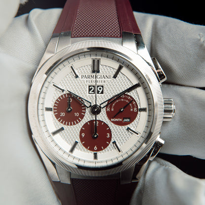 2023 Parmigiani Fleurier Tondagraph GT PFC906-1020002-400181 Burgundy Dial Full Set