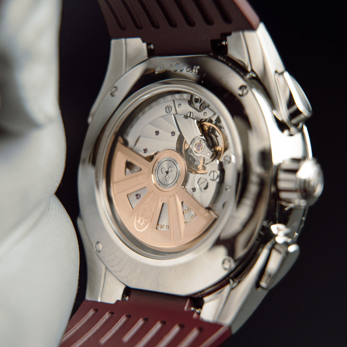 2023 Parmigiani Fleurier Tondagraph GT PFC906-1020002-400181 Burgundy Dial Full Set