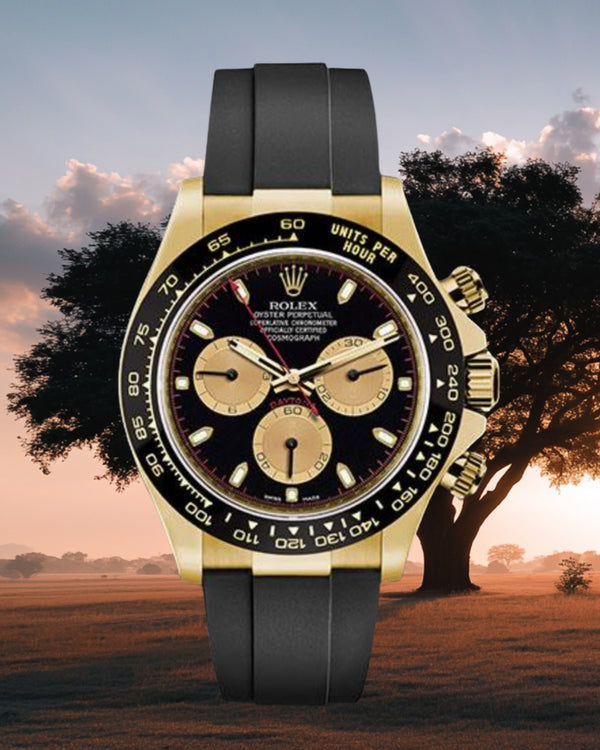 Rolex Cosmograph Daytona – 116518LN Black “Paul Newman” Dial (18K Yellow Gold)