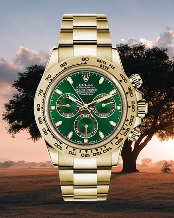 Rolex Cosmograph Daytona – 116508 Green Dial (18K Yellow Gold)
