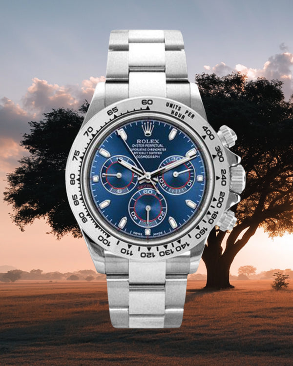 Rolex Cosmograph Daytona – 116509 Blue Dial (18K White Gold)