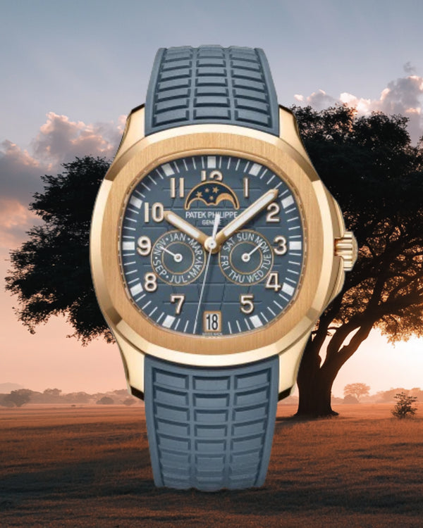Patek Philippe Aquanaut Luce Annual Calendar – 5261R-001 (Rose Gold / Blue-Gray Dial)
