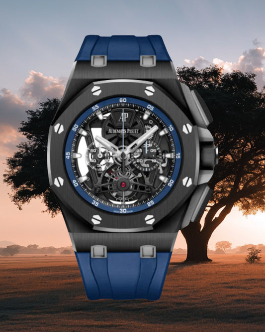 Audemars Piguet Royal Oak Offshore Tourbillon Chronograph – 26407CE.OO.A030CA.01 (Ceramic / Blue Accents)
