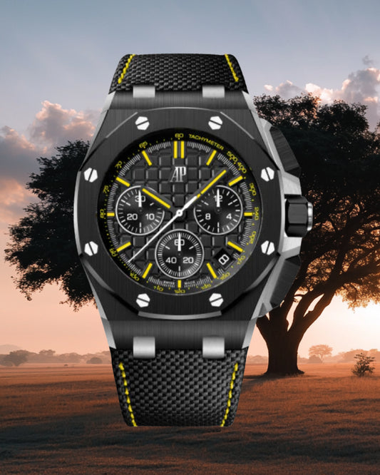 Audemars Piguet Royal Oak Offshore Chronograph 43mm “End of Days” – 26420CE.OO.A005VE.01 (Ceramic / Black & Yellow Dial)