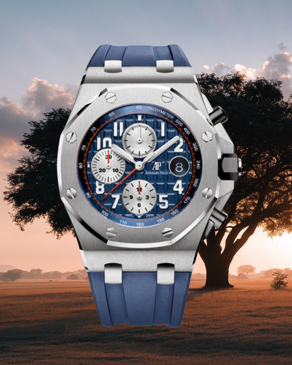 Audemars Piguet Royal Oak Offshore Chronograph 42mm – 26470ST.OO.A027CA.01 (Stainless Steel / Blue Dial / Rubber Strap)