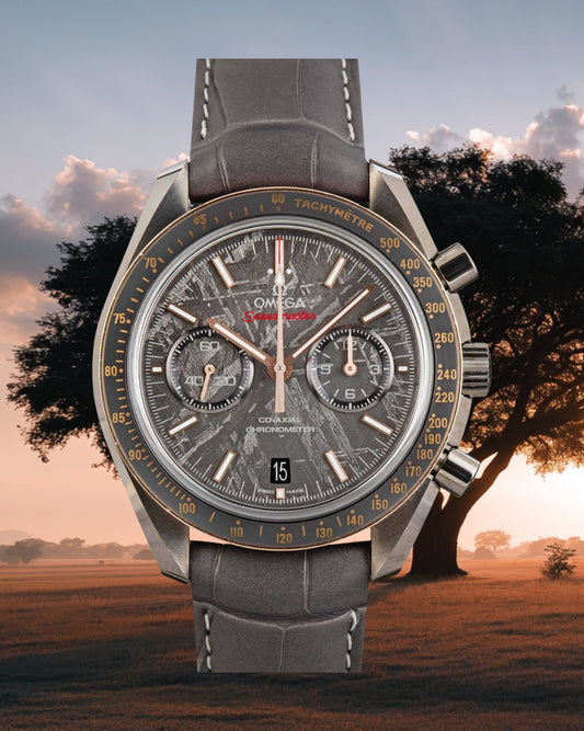 Omega Speedmaster “Grey Side of the Moon” Meteorite Dial – 311.63.44.51.99.001 (Ceramic / Sedna™ Gold / Meteorite Dial)