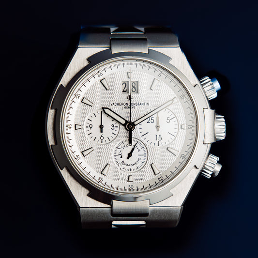 Vacheron Constantin Overseas Chronograph 49150/B01A-9095 Silver Dial Full Set