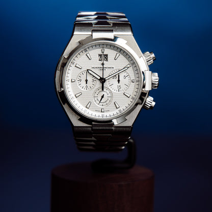 Vacheron Constantin Overseas Chronograph 49150/B01A-9095 Silver Dial Full Set