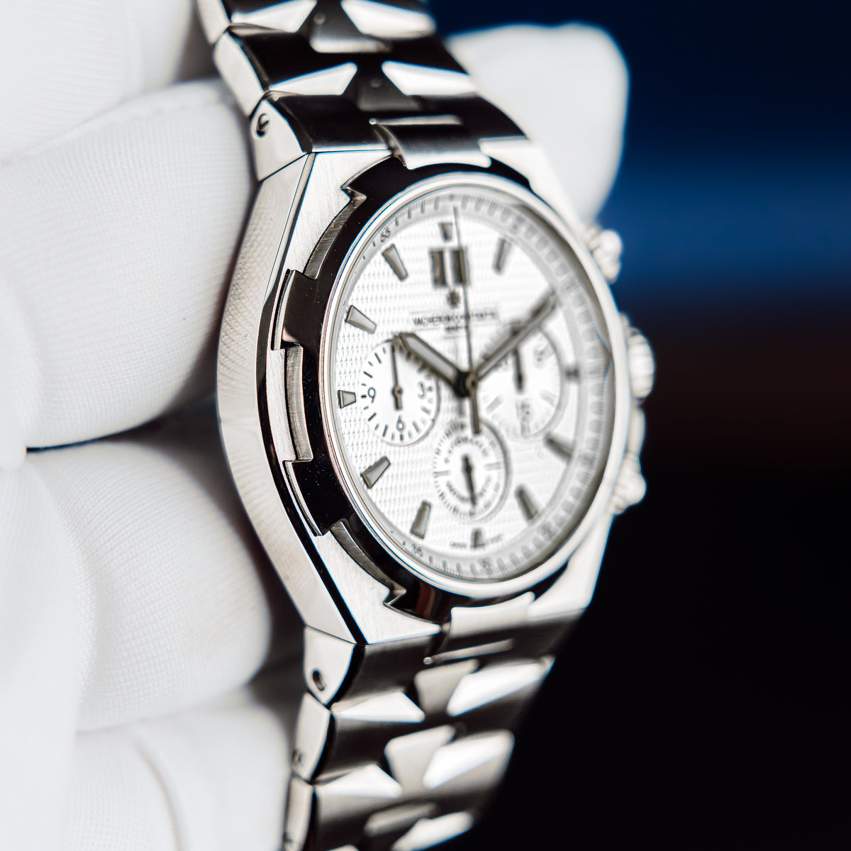 Vacheron Constantin Overseas Chronograph 49150/B01A-9095 Silver Dial Full Set