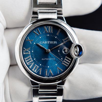Cartier Ballon Bleu 40mm WSBB0061 Blue Dial Automatic Steel Full Set